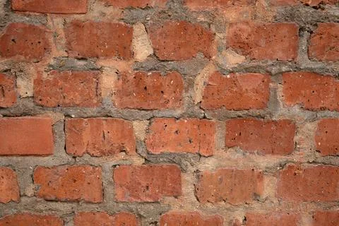 Abstract background of an old red brick wall Stock Photos