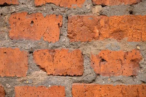 Abstract background of an old red brick wall Stock Photos