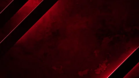 An abstract background of an old wall with neon red lines. 4K Stock Footage 345575780