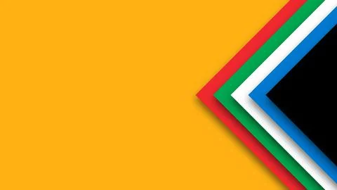 Abstract background in Olympic colors. Geometric figures - red, green, orange Stock Illustration