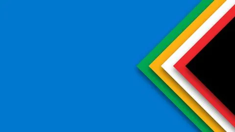Abstract background in Olympic colors. Geometric figures - red, green, oran.. Stock Illustration