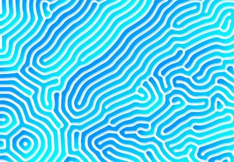 Abstract background with optical illusion generative pattern and vibrant fluid Stock Illustration