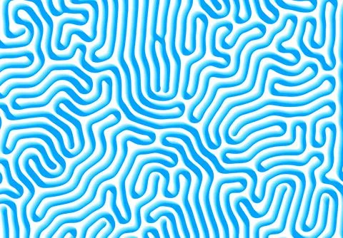 Abstract background with optical illusion generative pattern and vibrant fluid Stock Illustration