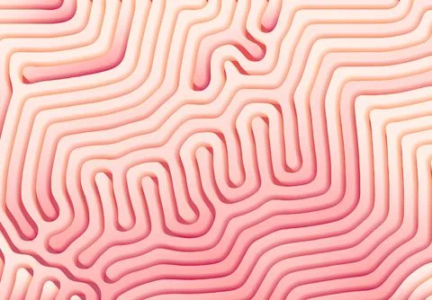 Abstract background with optical illusion generative pattern and pastel colors 스톡 일러스트