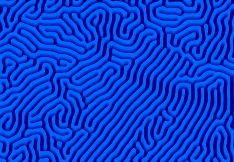 Abstract background with optical illusion generative pattern and vibrant fluid Stock Illustration