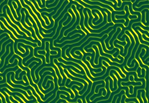 Abstract background with optical illusion generative pattern and vibrant fluid イラスト素材