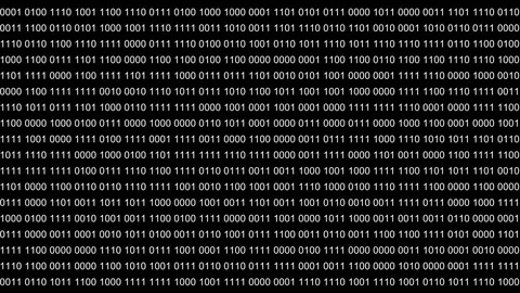 Abstract background or foreground with binary code. Digits 0 1 changes randomly Vídeos de archivo 82960168
