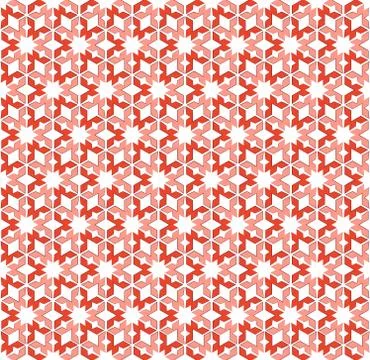 Abstract background or hexagonal pattern pink red textile 스톡 일러스트