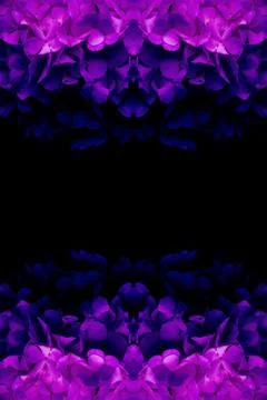 Abstract background or texture with floral patterns and purple color Stock Illustration