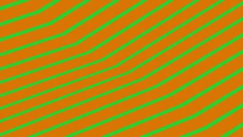 Abstract background with orange and green diagonal stripes Stock Illustration