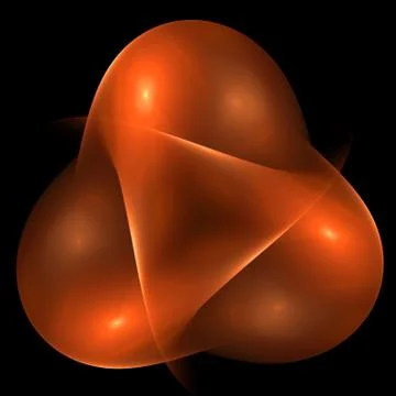 Abstract background. Orange- black palette. Stock Illustration