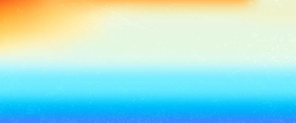 Abstract background with orange to blue transition and heavy grunge texture.. Stock Illustration