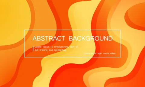 Abstract background. In orange color. Vector on isolated background. EPS 10 Stock Illustration