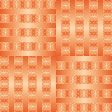 Abstract background with orange decorations Stock Illustration