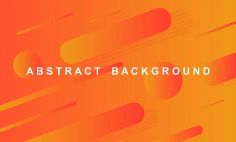 Abstract background in orange. Geometric background with gradient colors Stock Illustration