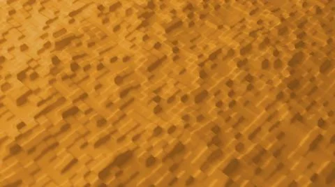 Abstract background with orange grid smooth squares. Cell structure surface.  Stock Illustration