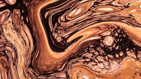 Abstract background Orange marble liquid ink animation Stock Footage 311758307