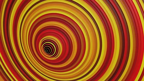 Abstract background with orange rotating rings, Orange geometric concept Vídeo Stock 229916943