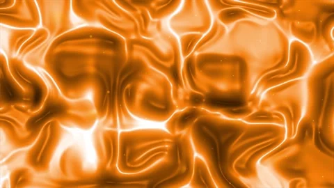 Abstract background orange shiny wavy pattern. Stock Footage 284165445
