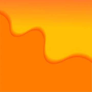 Abstract background with orange waves Stock Illustration