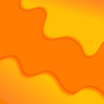 Abstract background with orange waves Illustrazione stock