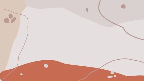 Abstract background with orange, white and beige shapes and lines Vidéo 335111068