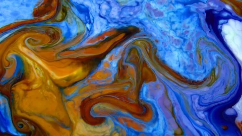 Abstract Background with Organic Effect Fluid Painting 46 Stock Footage 130082889