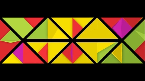 Abstract background with origami Stock Footage 81443067