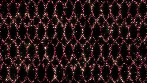 Abstract background ornamental pattern of pink particles Video stock 107284617