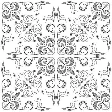 Abstract background, outline Stock Illustration