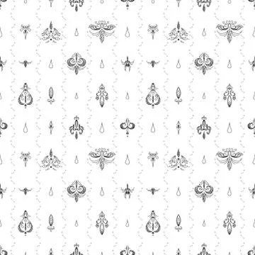 Abstract background, outline Stock Illustration