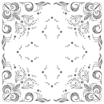 Abstract background, outline Stock Illustration