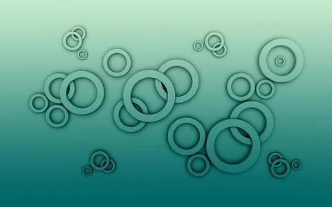 Abstract Background Overlapping circles concept Stock Illustration