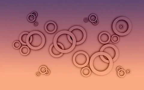 Abstract Background Overlapping circles concept Stock Illustration