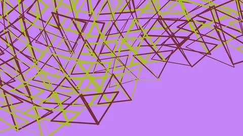 Abstract background with overlapping colorful triangles Illustrazione stock