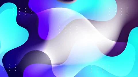 Abstract background with overlapping elements and colorful gradient seamless 4k Stock Footage 293043588