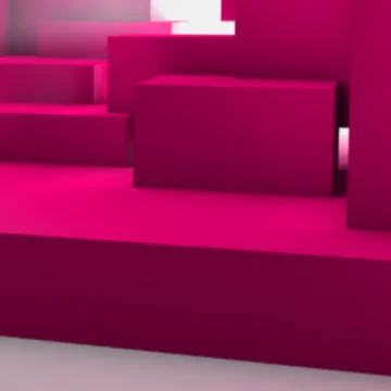 Abstract background with overlapping geometric cubes Stock Illustration