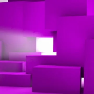 Abstract background with overlapping geometric cubes Stock Illustration