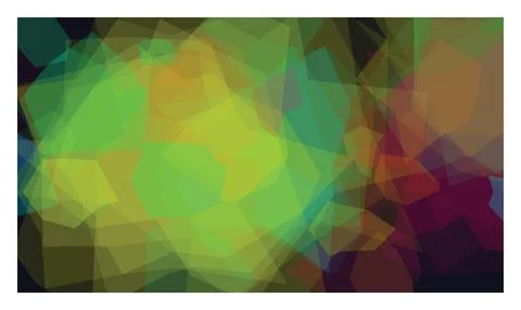 Abstract background of overlapping geometric shapes and vibrant color gradi.. Stock Illustration