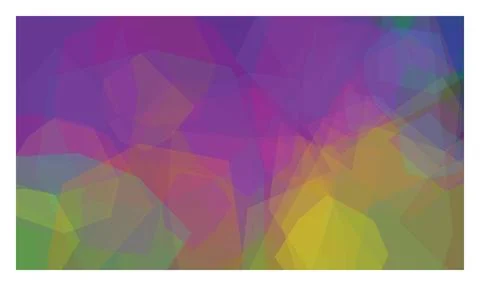 Abstract background of overlapping geometric shapes and vibrant color gradi.. Illustrazione stock