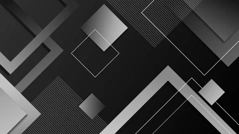 Abstract background with overlapping geometric squares and angled lines ani.. Stock Footage 334763184