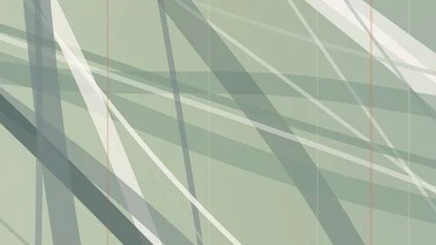An abstract background of overlapping geometric stripes in pastel blue and .. Stock Illustration