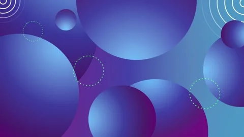 Abstract background with overlapping gradient circles and soft geometric sh.. Stock Footage 337083849
