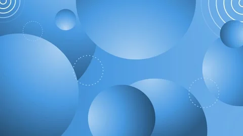 Abstract background with overlapping gradient circles and soft geometric sh.. Stock Footage 337084124
