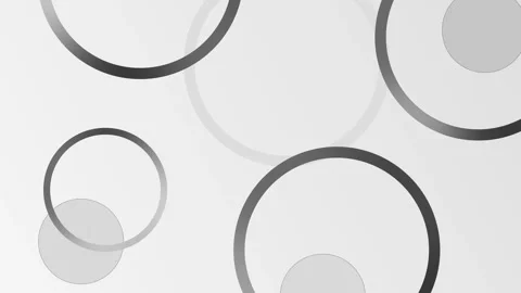 Abstract background with overlapping gradient rings subtle circular shadows.. Vídeo Stock 335098787
