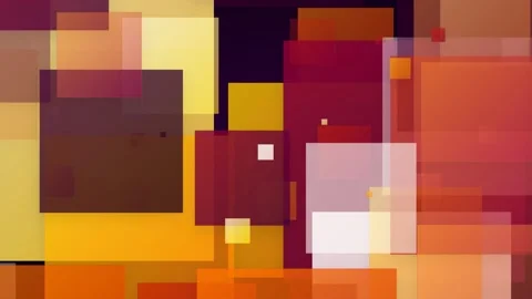 Abstract Background With Overlapping Multicolored Squares Stock Footage 331087324