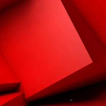 Abstract background with overlapping red cubes 스톡 일러스트