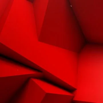 Abstract background with overlapping red cubes 스톡 일러스트