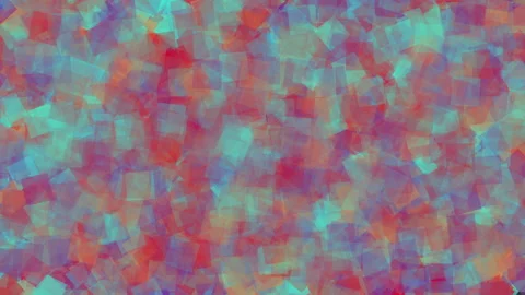 Abstract background of overlapping semi-transparent colorful squares Vídeos de archivo 334948542