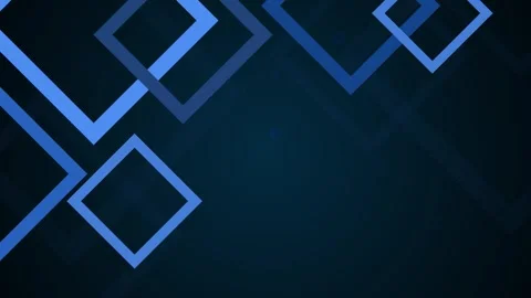 Abstract background with overlapping square frames and diamond shapes animati Video stock 337266195